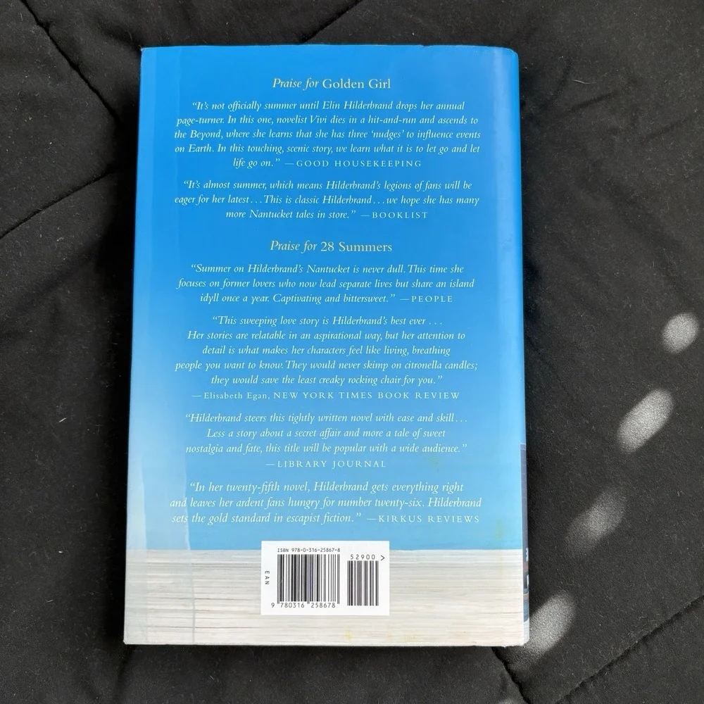 The Hotel Nantucket Elin Hilderbrand Hardcover FIRST EDITION Good Used Condition